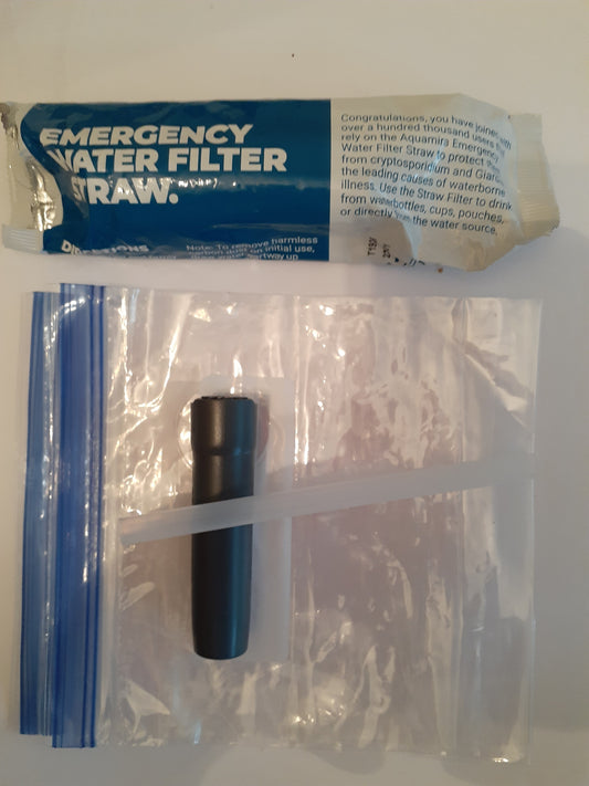 Aquamira Frontier Tactical Water Filter Straw