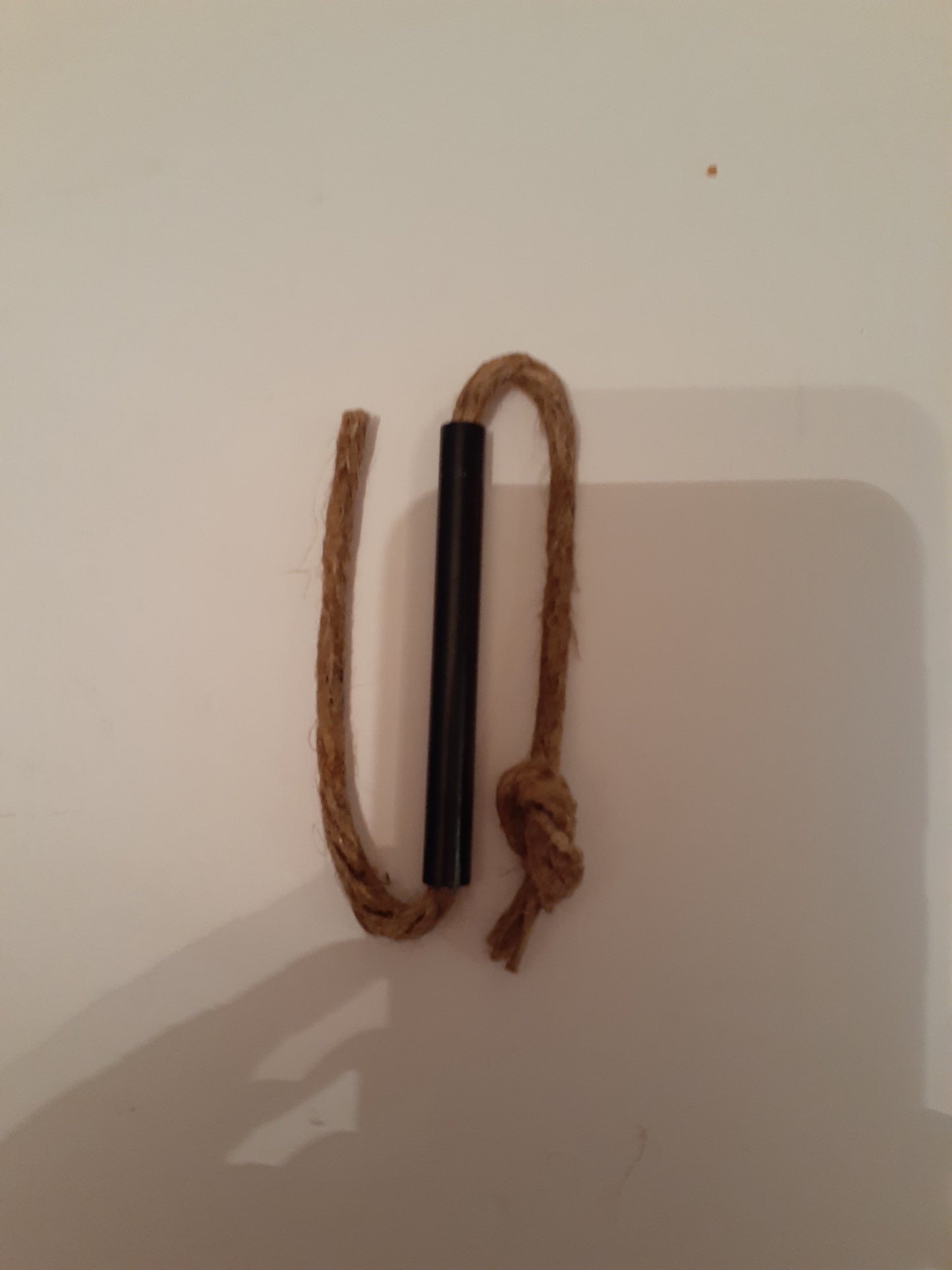 Waxed Jute cord with Metal Bellows Tube