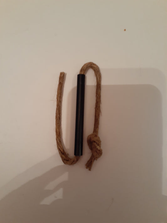 Waxed Jute cord with Metal Bellows Tube