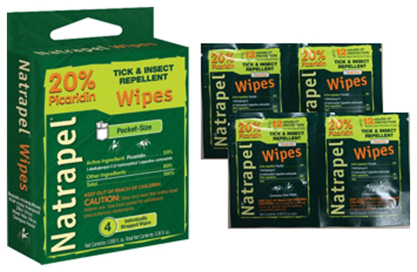 Natrapel Insect Repellant Wipes