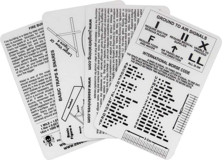 ESEE Survival Card Set