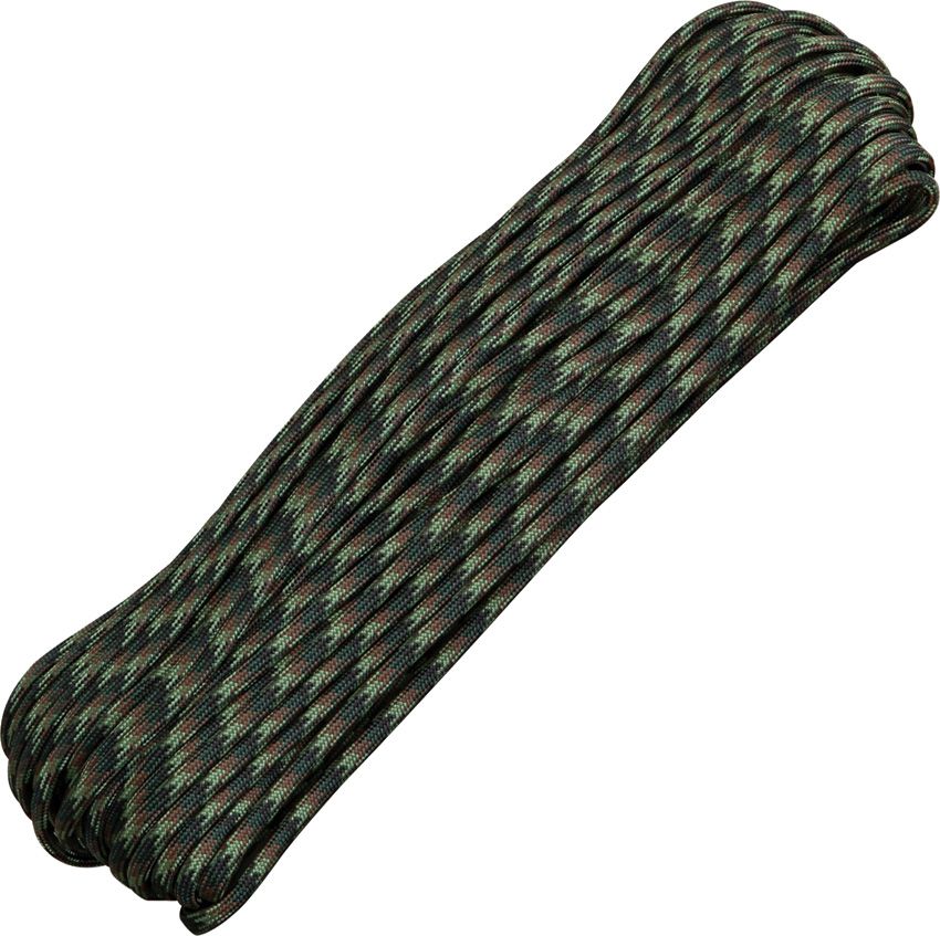 Attwood 550 Paracord - Woodland Camo