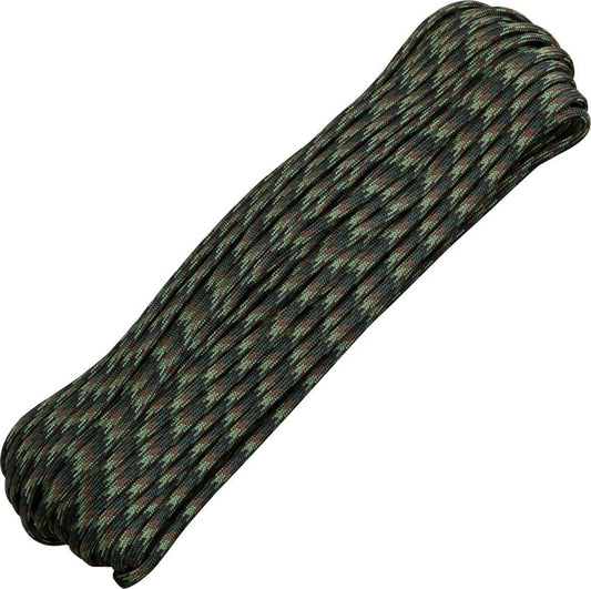 Attwood 550 Paracord - Woodland Camo