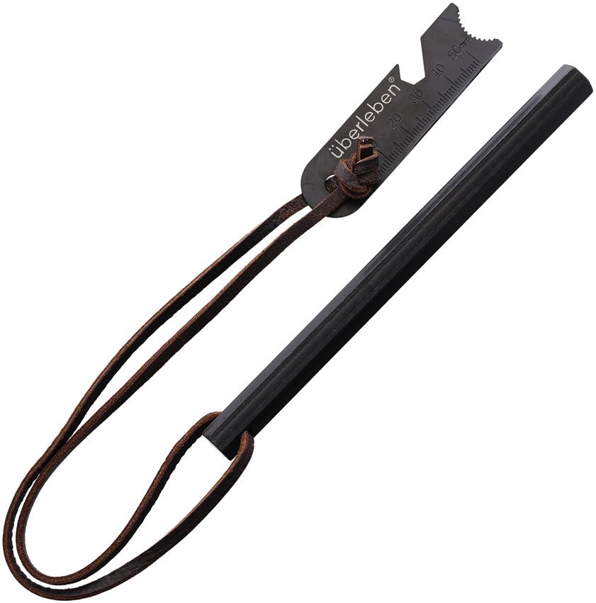 Uberleben 6" Hexa  Ferro Rod with Striker